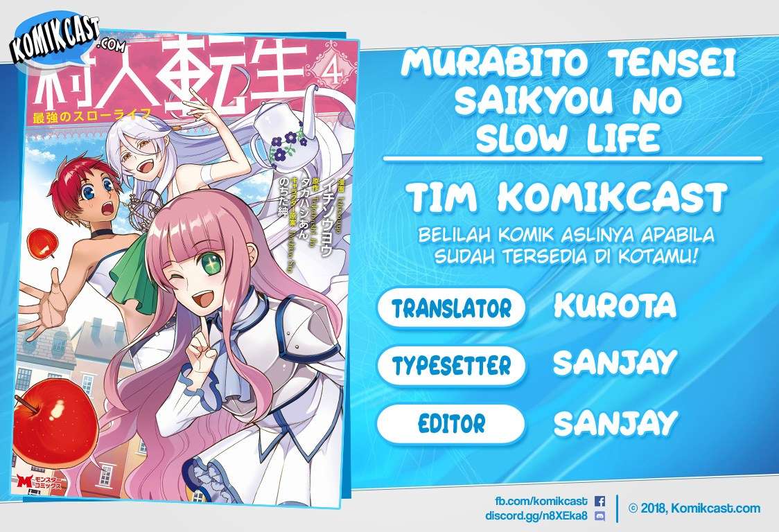 Murabito Tensei: Saikyou no Slow Life — Chapter 18, halaman 1